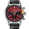Breitling Breitling Top Time B01 Chevrolet Corvette AB01761A1K1X1  AB01761A1K1X1 механические мужские часы красный циферблат, браслет кожаный — вид спереди