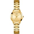 Guess GUESS  W0989L2  W0989L2 кварцевые женские часы  золотой циферблат, браслет сталь с ip покрытием — вид спереди