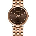 Rado Rado Florence R48889743  R48889743 кварцевые женские часы  коричневый циферблат, браслет нержавеющая сталь с pvd-покрытием — вид спереди