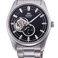 Orient Orient Contemporary RA-AR0001B  RA-AR0001B механические мужские часы  черный циферблат, браслет нержавеющая сталь — вид спереди