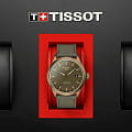 Tissot Tissot Gent XL Swissmatic T116.407.37.091.00 механические мужские часы часы, крупный план зеленый циферблат