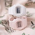 Casio Casio Baby-G BGD-570-7DR (BGD-570-7) женские часы белый циферблат на запястье