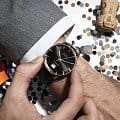 Mido Mido Commander Big Date M021.626.36.051.00 механические мужские часы часы крупный план черный циферблата