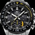 Casio Casio Edifice EFS-S550DB-1A кварцевые мужские часы часы крупный план черный циферблата