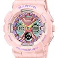 Casio Casio Baby-G BA-130PM-4A  BA-130PM-4A кварцевые женские часы цветной циферблат, браслет пластик — вид спереди