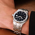Maurice Lacroix Maurice Lacroix Aikon Quartz AI1108-SS002-330-1  наручные мужские часы фото под углом.