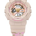 Casio Casio Baby-G BA-110PKC-4A  BA-110PKC-4AER кварцевые женские часы розовый циферблат, браслет пластик — вид спереди