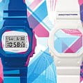 Casio DWE-5600PR-2DR мужские часы застежка крупным планом