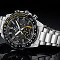 Casio Casio Edifice EFS-S550DB-1A мужские часы черный циферблат на запястье