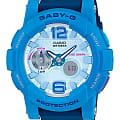 Casio Casio Baby-G BGA-180-2B3DR  BGA-180-2B3DR кварцевые женские часы  голубой циферблат, браслет пластик — вид спереди