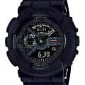 Casio Casio G-Shock GA-135A-1A лимитированной серии GA-135A-1A электронные мужские часы черный циферблат, браслет каучук — вид спереди