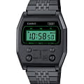 Casio Casio Vintage A1100B-1EF  A1100B-1EF кварцевые мужские часы  циферблат, браслет нержавеющая сталь с ip-покрытием — вид спереди