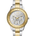 Fossil Fossil Stella  ES5107  ES5107 кварцевые женские часы  белый циферблат, браслет сталь с ip покрытием — вид спереди