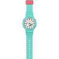 Casio Casio G-Shock GA-2100RB-3ADR (GA-2100RB-3A) электронные мужские часы часы, крупный план  циферблат