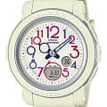 Casio Casio Baby-G BGA-290PA-7ADR (BGA-290PA-7A)  BGA-290PA-7ADR кварцевые женские часы белый циферблат, браслет пластик — вид спереди