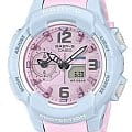 Casio Casio Baby-G BGA-230PC-2B  BGA-230PC-2B кварцевые женские часы  розовый циферблат, браслет пластик — вид спереди