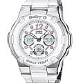 Casio Casio Baby-G BGA-112C-7BDR  BGA-112C-7BDR кварцевые женские часы   циферблат, браслет сталь + пластик — вид спереди