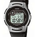 Casio Casio Collection W-213-1A  W-213-1A кварцевые мужские часы серый циферблат, браслет пластик — вид спереди