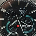 Casio Casio Edifice EFR-S567D-1AVUDF (EFR-S567D-1A) кварцевые мужские часы часы крупный план черный циферблата