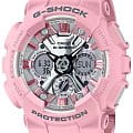 Casio Casio G-Shock GMA-S120NP-4A  GMA-S120NP-4A электронные женские часы  циферблат, браслет пластик — вид спереди