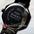 Casio Casio Sheen SHE-4543BD-1AUER кварцевые женские часы часы, крупный план черный циферблат
