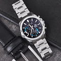 Casio Casio Edifice EFR-S567D-1AVUDF (EFR-S567D-1A), edifice япония мужские часы на браслете нержавеющая сталь боковой вид