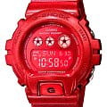 Casio Casio G-Shock GMD-S6900SM-4ER  GMD-S6900SM-4ER электронные женские часы красный циферблат, браслет пластик — вид спереди