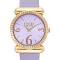  Versus Versace VSP1V0619  VSP1V0619 кварцевые женские часы  фиолетовый циферблат, браслет кожаный — вид спереди