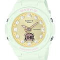 Casio Casio Baby-G BGA-320FH-3ADR (BGA-320FH-3a)  BGA-320FH-3ADR кварцевые женские часы желтый циферблат, браслет пластик — вид спереди
