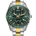 Rado Rado Hyperchrome Chronograph R32259323  R32259323 кварцевые мужские часы зеленый циферблат, браслет нержавеющая сталь с pvd-покрытием — вид спереди