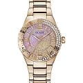 Guess Guess Dress GW0882L3  GW0882L3 кварцевые женские часы цветной циферблат, браслет нержавеющая сталь с ip-покрытием — вид спереди