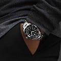 Seiko Seiko Prospex Sea SRPL13K1 механические мужские часы часы, крупный план черный циферблат