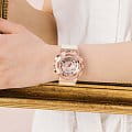 Casio GM-S110PG-4A женские часы застежка крупным планом