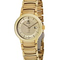 Rado Rado Centrix R30280253 Automatic R30280253 механические женские часы  золотой циферблат, браслет нержавеющая сталь с pvd-покрытием — вид спереди