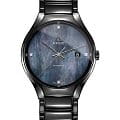 Rado Rado True Automatic Diamonds R27056872 Automatic R27056872 механические мужские часы перламутровый циферблат, браслет керамика — вид спереди