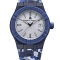 Maurice Lacroix Maurice Lacroix Aikon Tide AI2008-B88AZ-000-0  AI2008-B88AZ-000-0 кварцевые мужские часы белый циферблат, браслет каучук — вид спереди
