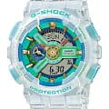 Casio Casio G-Shock SLV-21A-7A  SLV-21A-7A электронные мужские часы  циферблат, браслет пластик — вид спереди