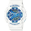 Casio Casio G-Shock GA-110WB-7A GA-110 GA-110WB-7A электронные мужские часы голубой циферблат, браслет пластик — вид спереди