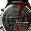 Casio Casio Edifice EFS-560HR-1A кварцевые мужские часы часы крупный план черный циферблата